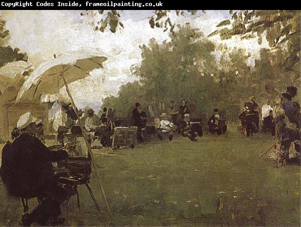 Ilya Repin At the Academy-s House in the Country